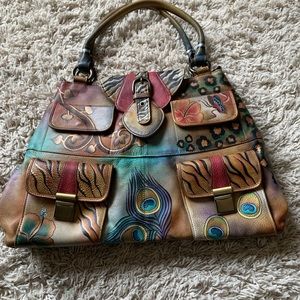 Anuschka Hand Painted Satchel